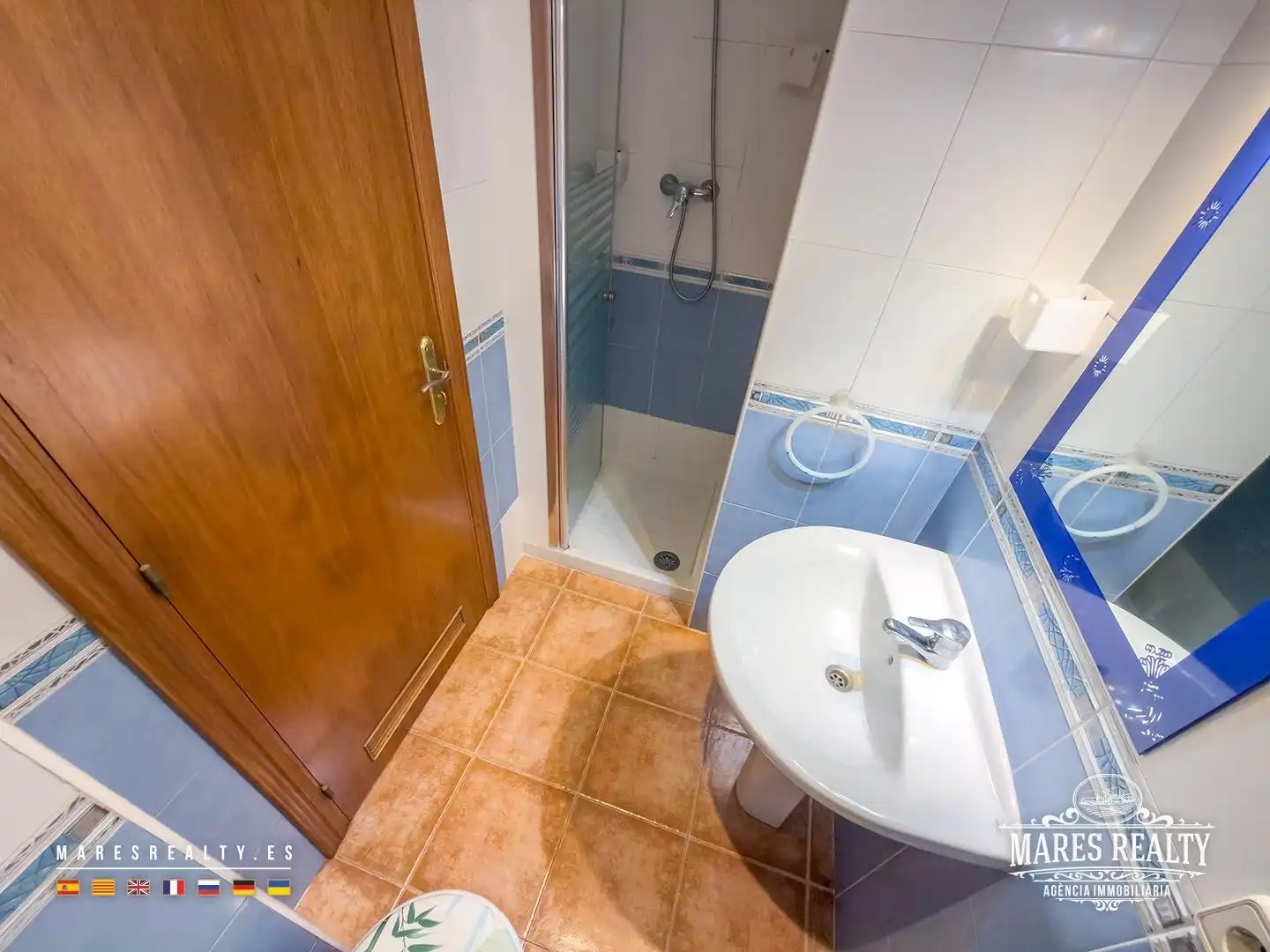Bathroom of Flat for sale in Blanes  with Air Conditioner and Heating