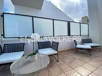 Terrassa de Àtic de lloguer en Valencia amb Aire condicionat, Calefacció i Parquet