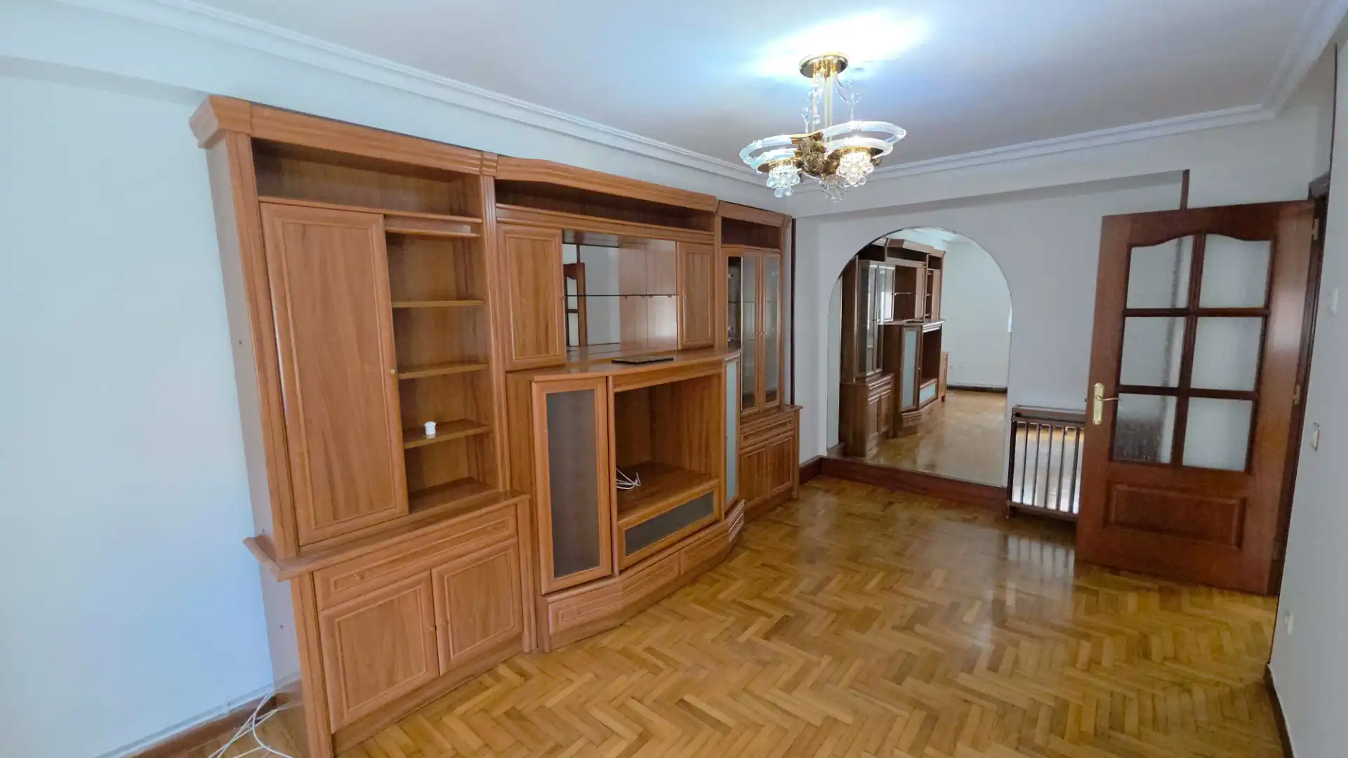 Wohnzimmer von Wohnung zum Verkauf in San Martín del Rey Aurelio mit Heizung, Parkett und Terrasse
