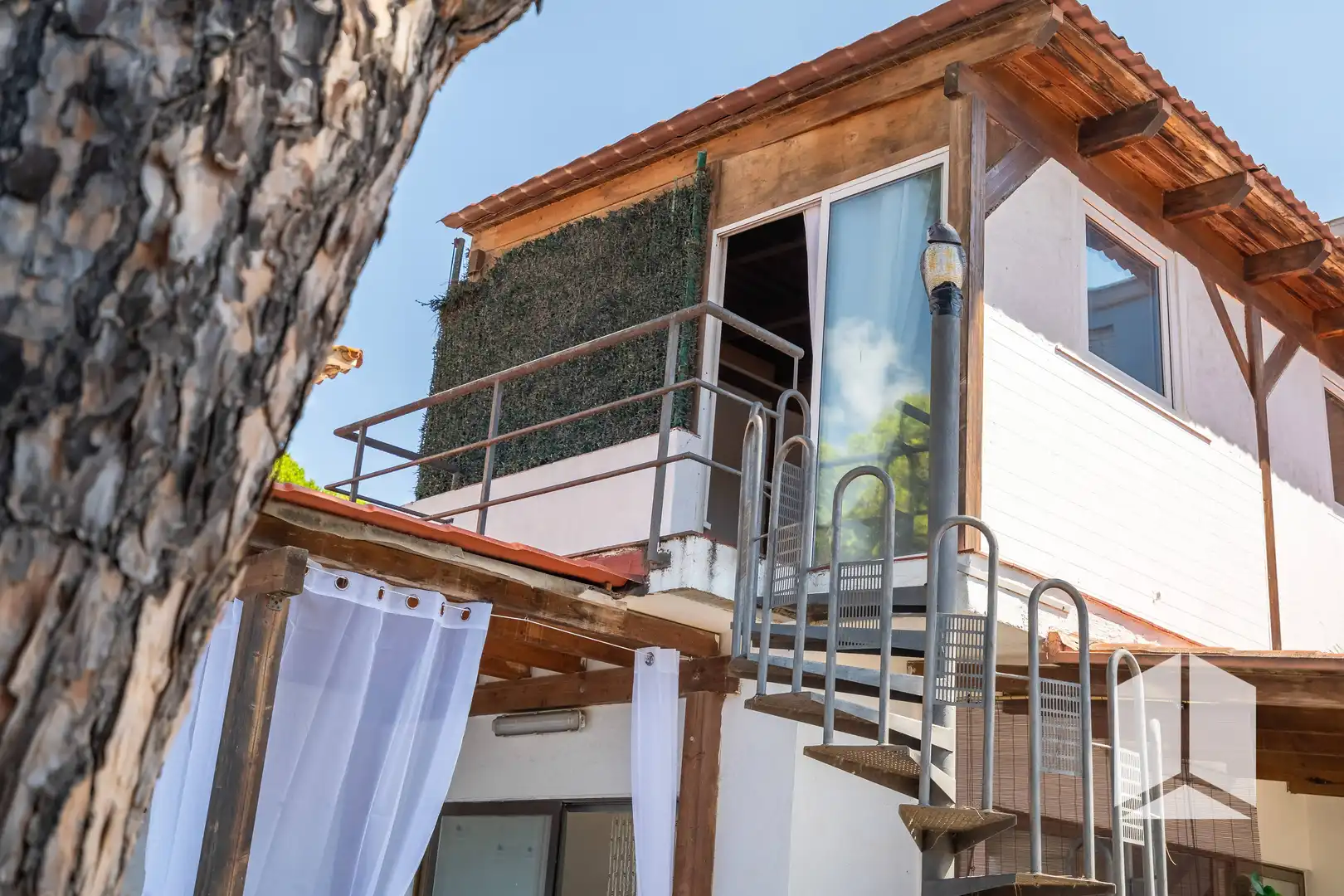 Exterior view of Houses for sale in Castelldefels  with Air Conditioner, Terrace and Storage room