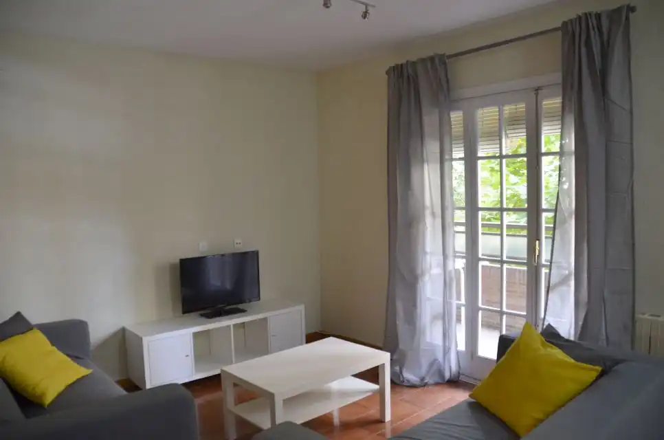 Living room of Flat for rent in Almansa  with Heating, Terrace and Furnished
