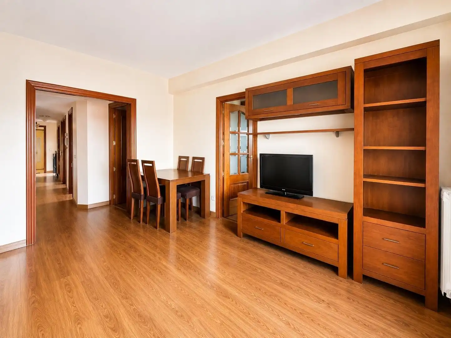 Wohnzimmer von Wohnung zum Verkauf in Madrid mit Heizung, Parkett und Terrasse