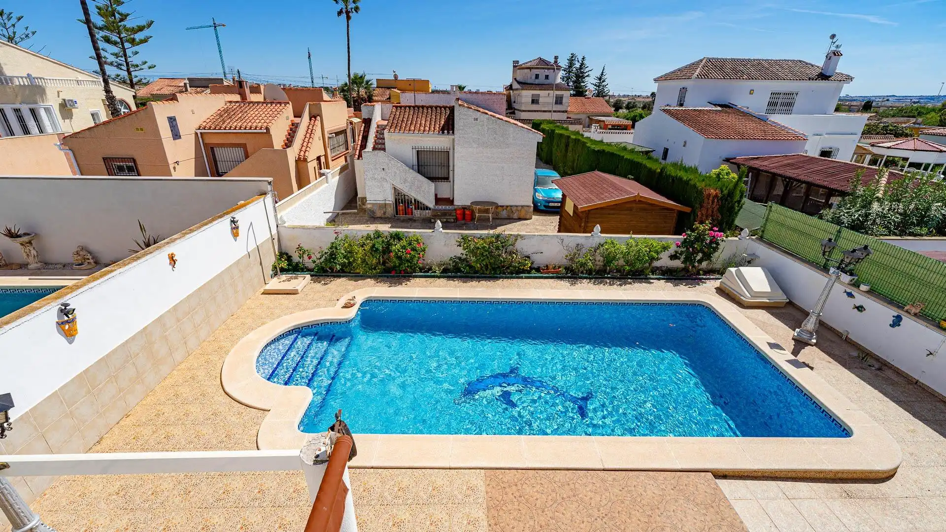 Piscina de Casa adosada en venta en Torrevieja con Jardín privado, Trastero y Piscina