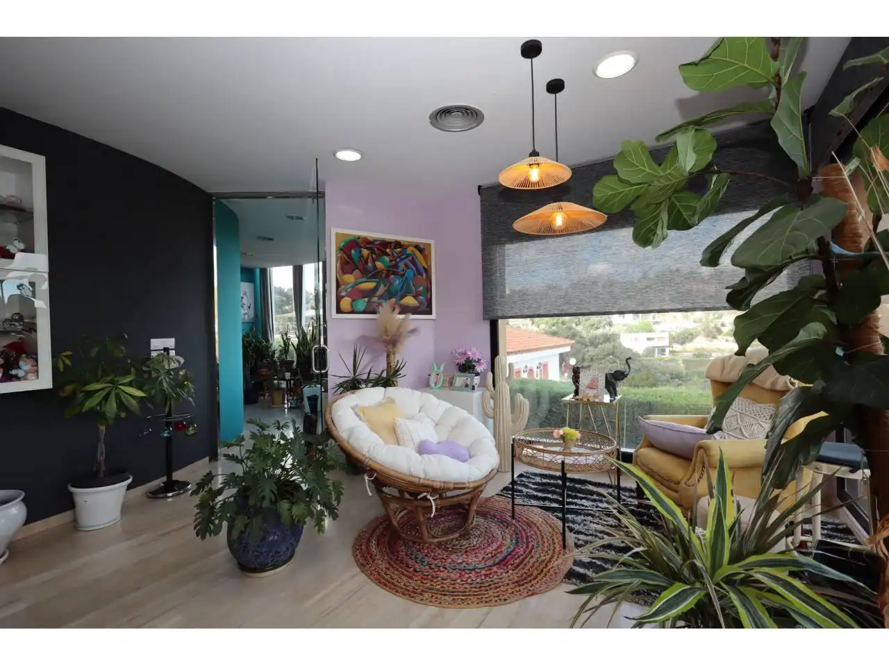 Sala d'estar de Casa o xalet en venda en Lloret de Mar amb Aire condicionat, Calefacció i Jardí privat