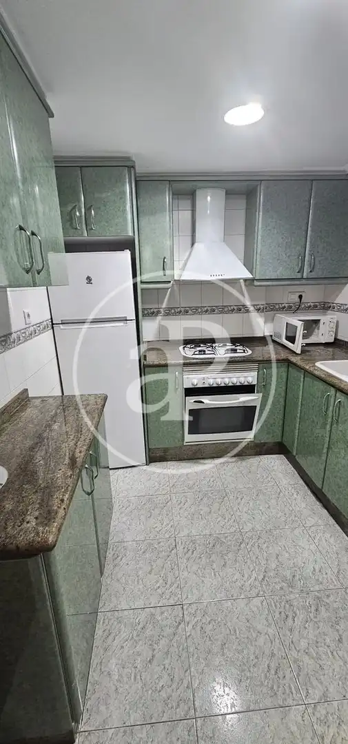 Cuina de Pis de lloguer en Valencia amb Aire condicionat, Calefacció i Moblat