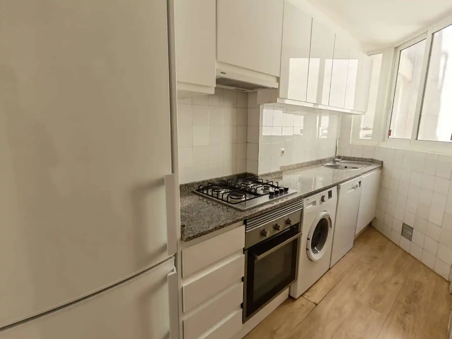 Küche von Wohnung zur Miete in Murcia mit Klimaanlage, Heizung und Waschmaschine