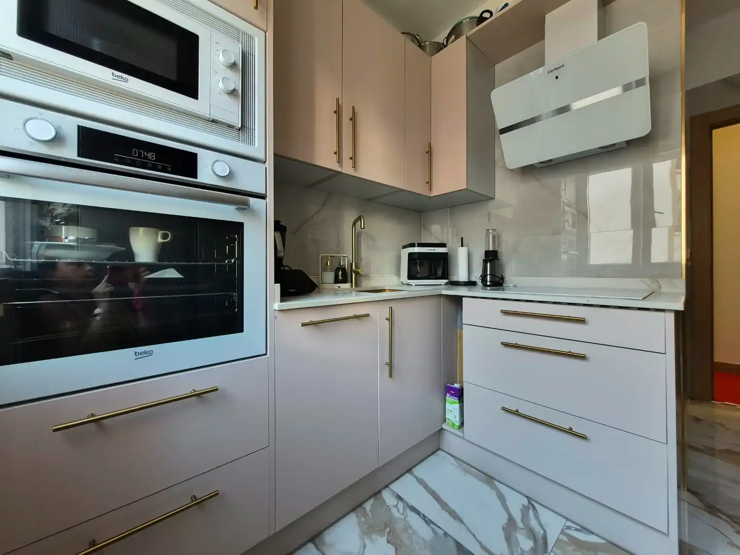 Kitchen of Flat for sale in Santander  with Furnished