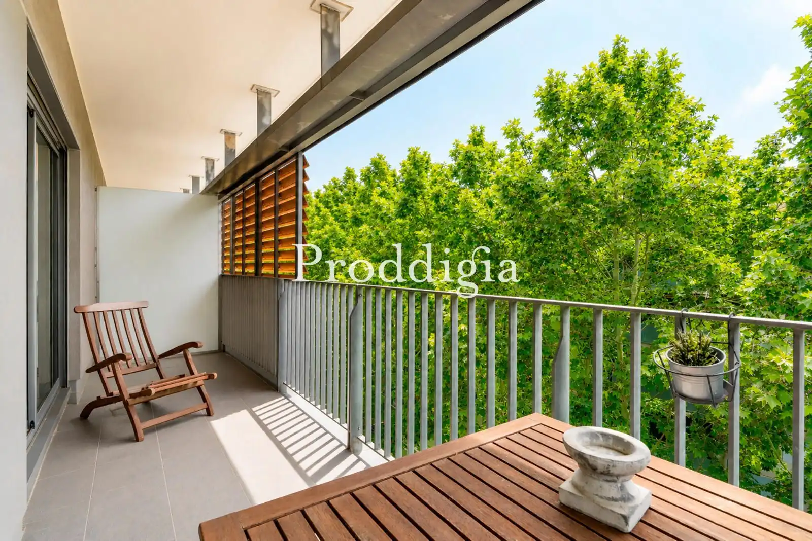 Balcony of Attic for sale in Sant Cugat del Vallès  with Air Conditioner, Heating and Terrace