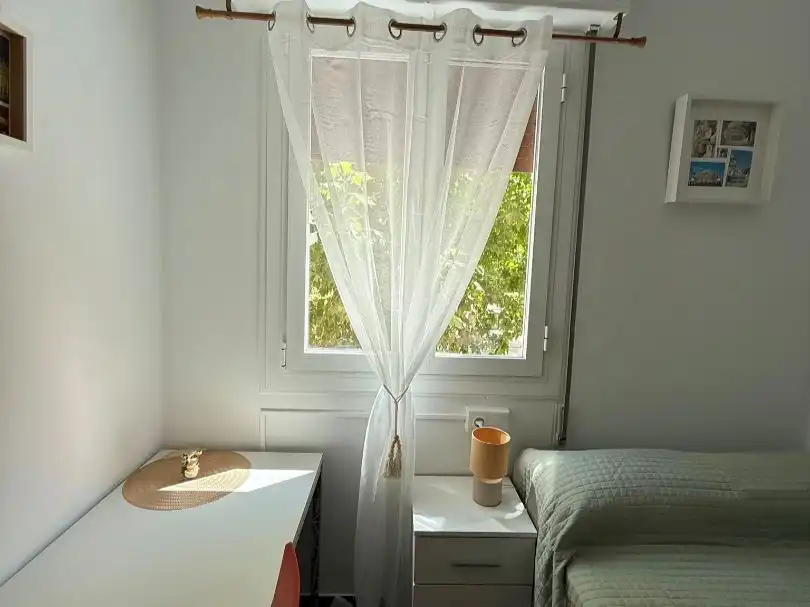 Bedroom of Flat for share in Albacete  with Heating, Terrace and Furnished