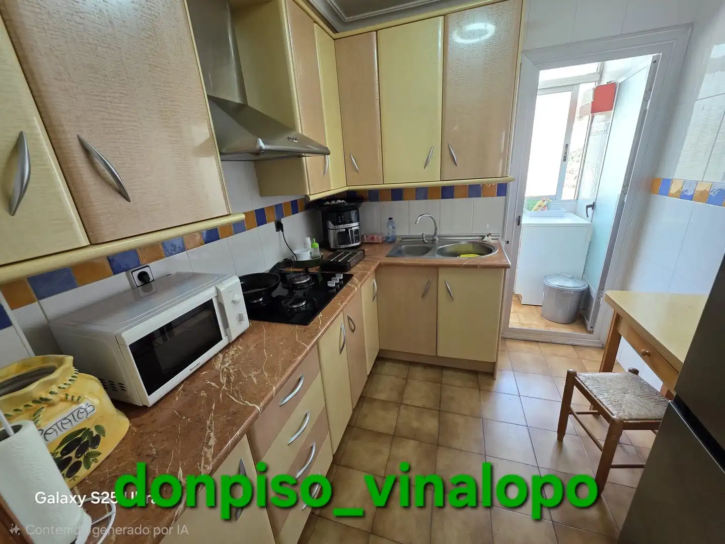 Cocina de Apartamento en venta en Elda con Aire acondicionado, Calefacción y Balcón
