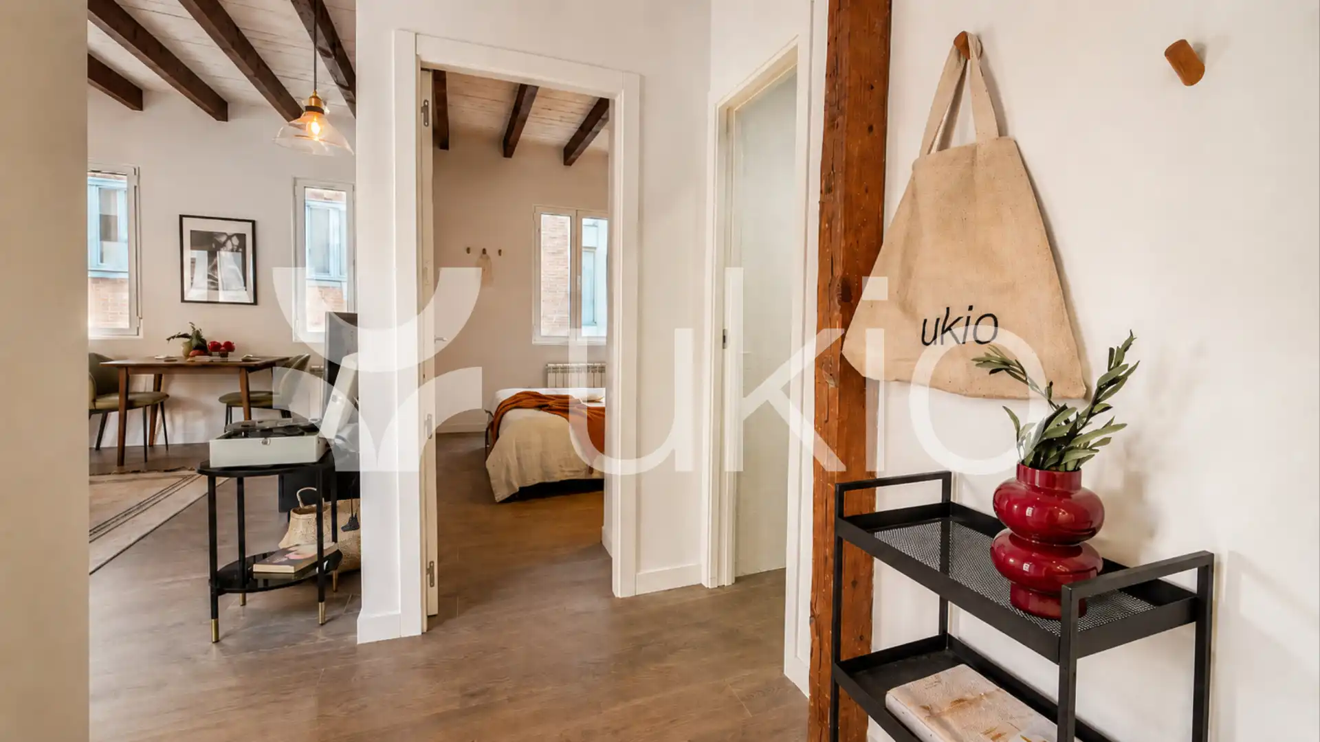 Bedroom of Apartments for rent in Madrid  with Air Conditioner, Heating and Furnished