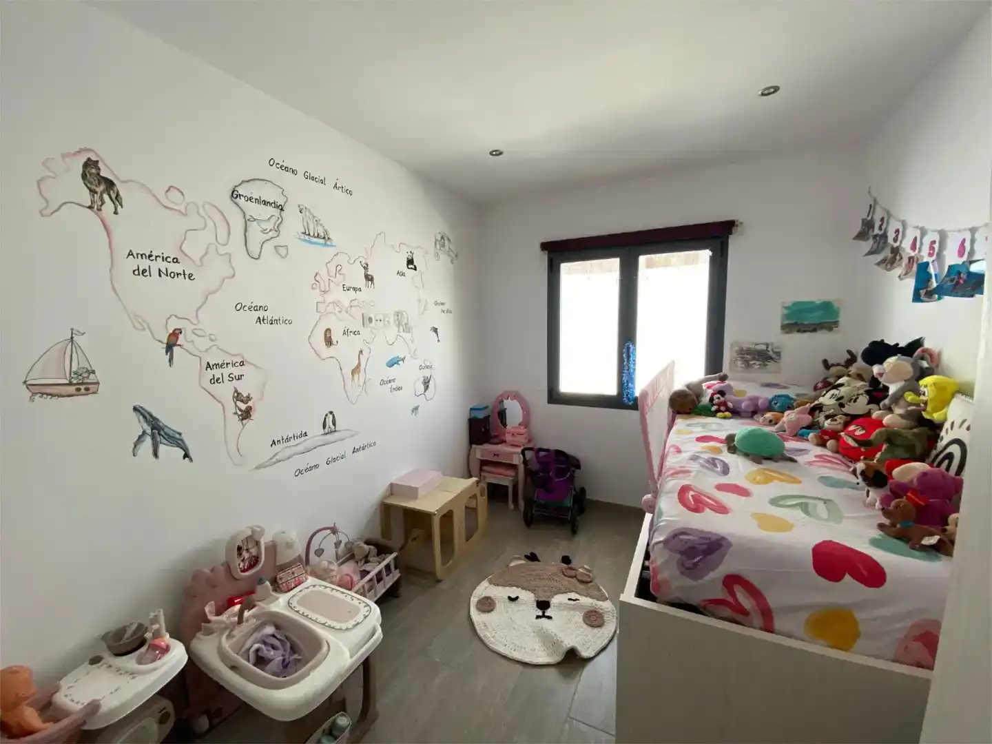 Schlafzimmer von Wohnung zum Verkauf in  Palma de Mallorca mit Klimaanlage, Privatgarten und Abstellraum