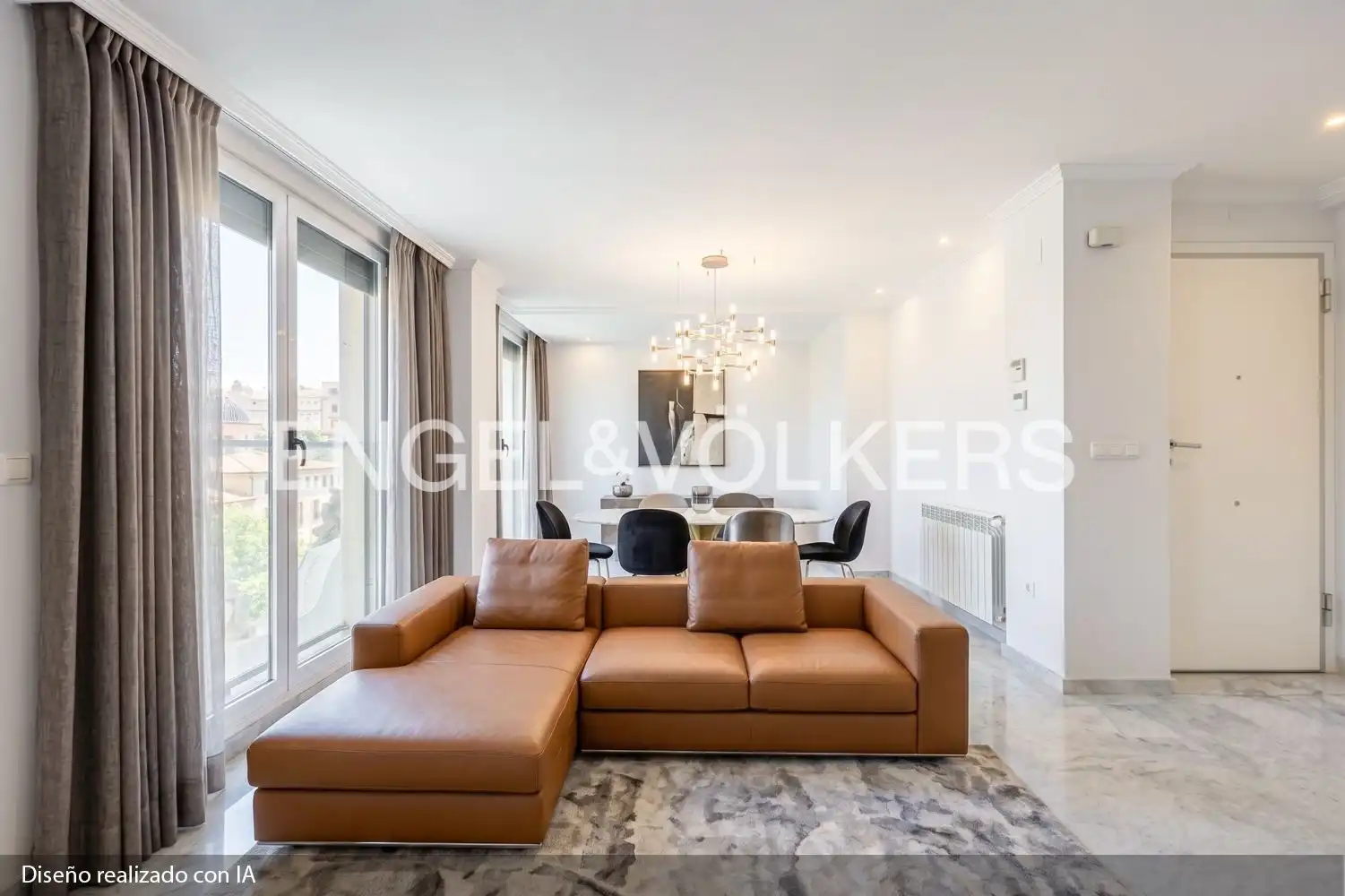 Sala de estar de Piso en venta en Valencia con Aire acondicionado, Calefacción y Terraza