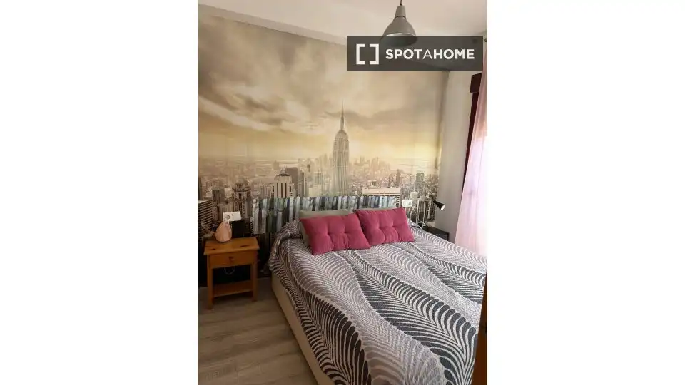 Habitación de Apartamento para compartir en Villanueva del Río Segura con Aire acondicionado, Terraza y Amueblado