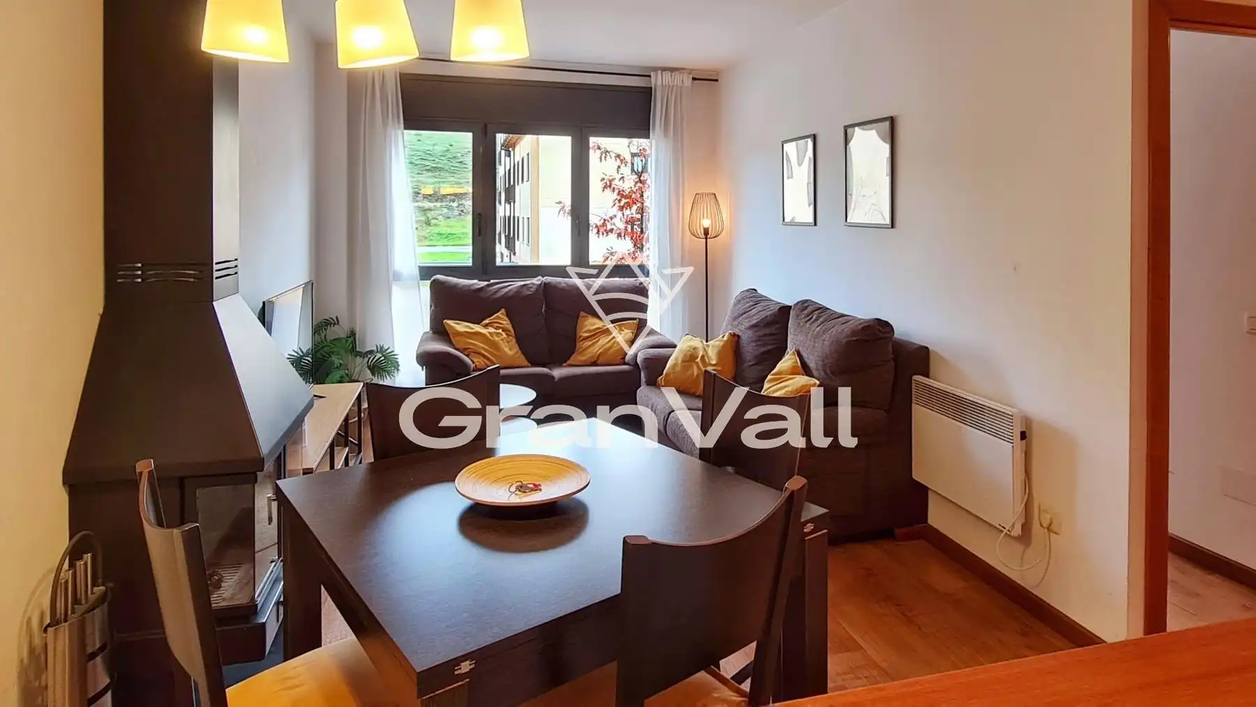 Sala de estar de Apartamento en venta en La Molina