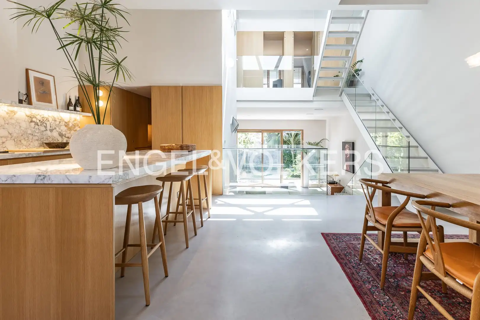 Kitchen of Houses for rent in Barcelona  with Air Conditioner, Heating and Private garden