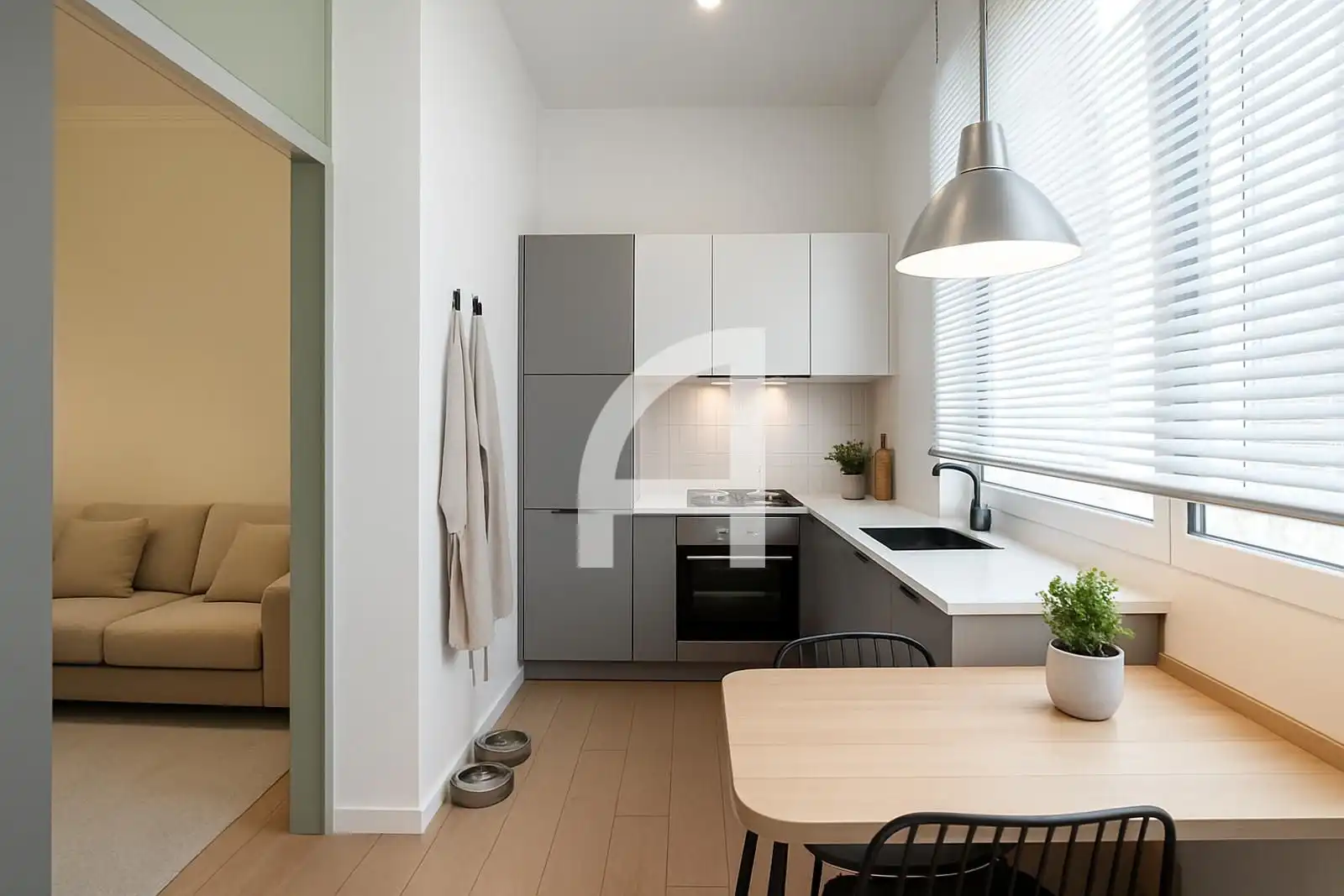 Cocina de Piso en venta en Barcelona con Terraza y Balcón