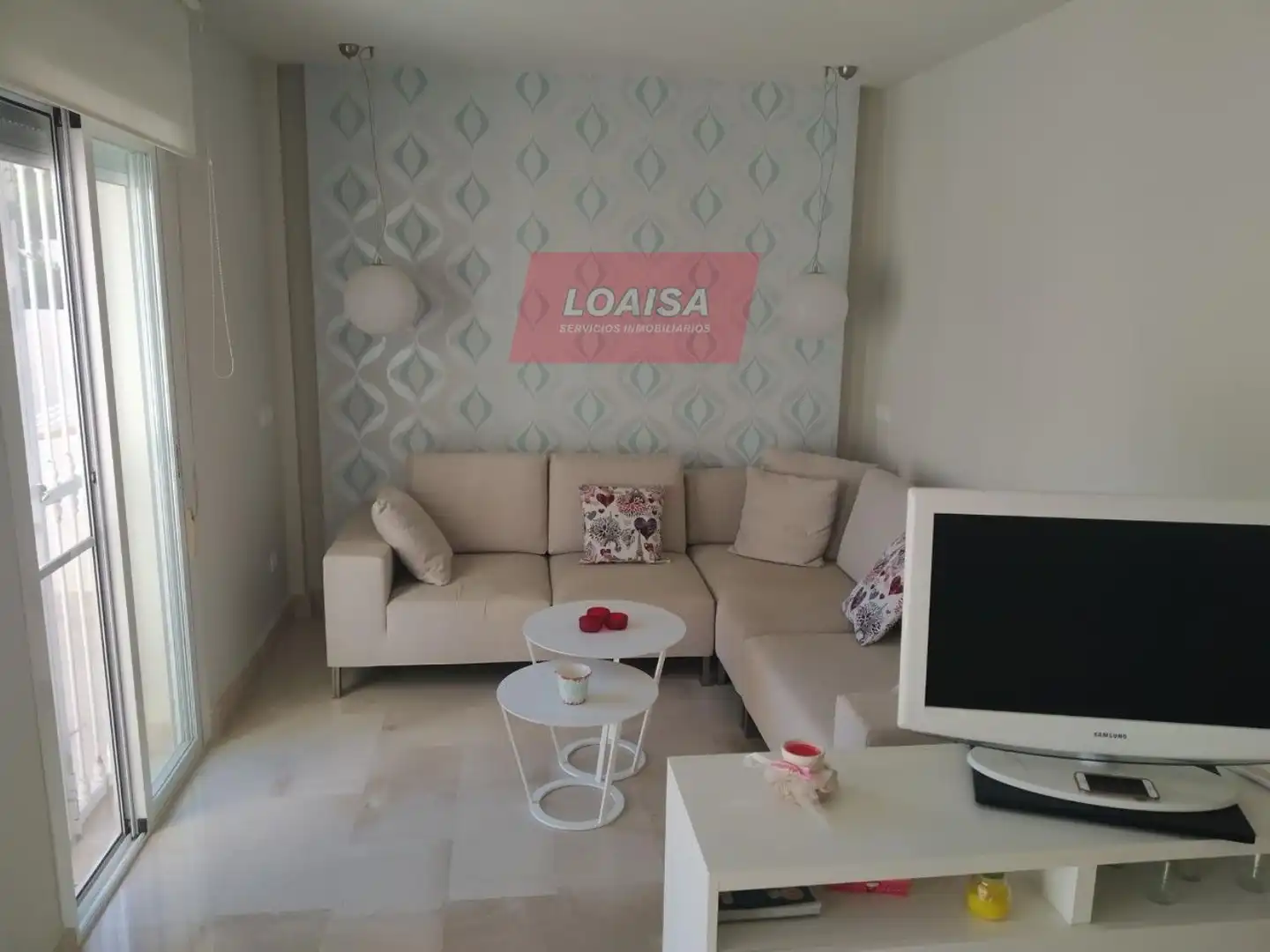 Sala de estar de Piso en venta en Mojácar con Aire acondicionado, Calefacción y Terraza
