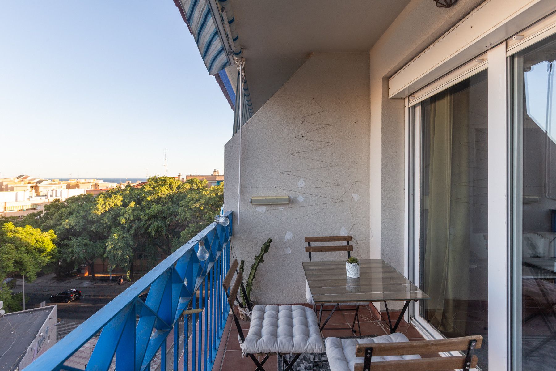 Balcony of Flat for sale in Estepona  with Air Conditioner, Terrace and Swimming Pool