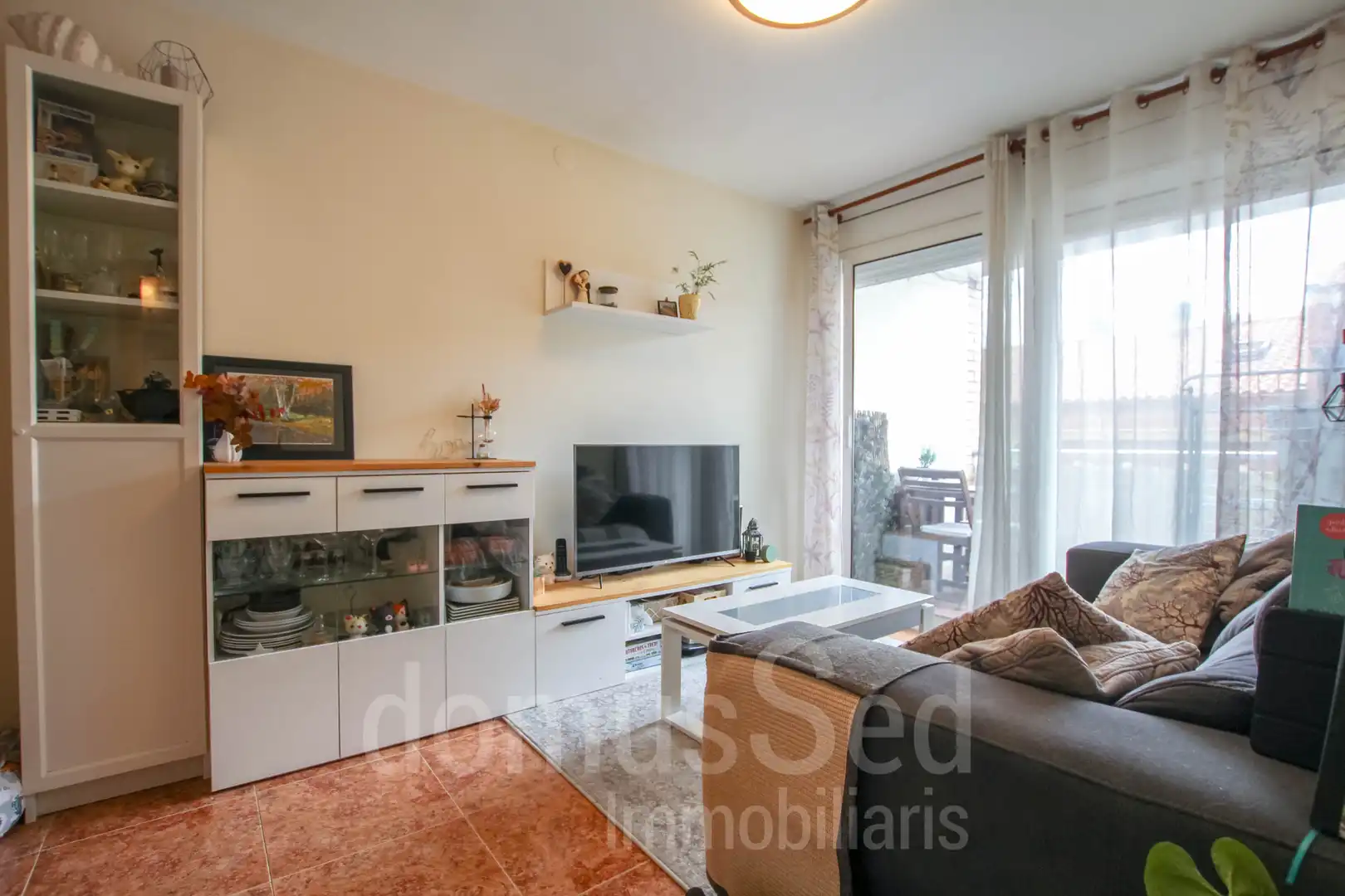 Living room of Flat for rent in El Masnou  with Air Conditioner, Heating and Terrace