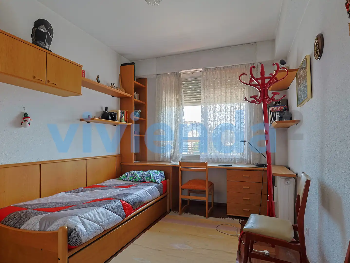 Bedroom of Flat for sale in Madrid  with Heating, Terrace and Storage room