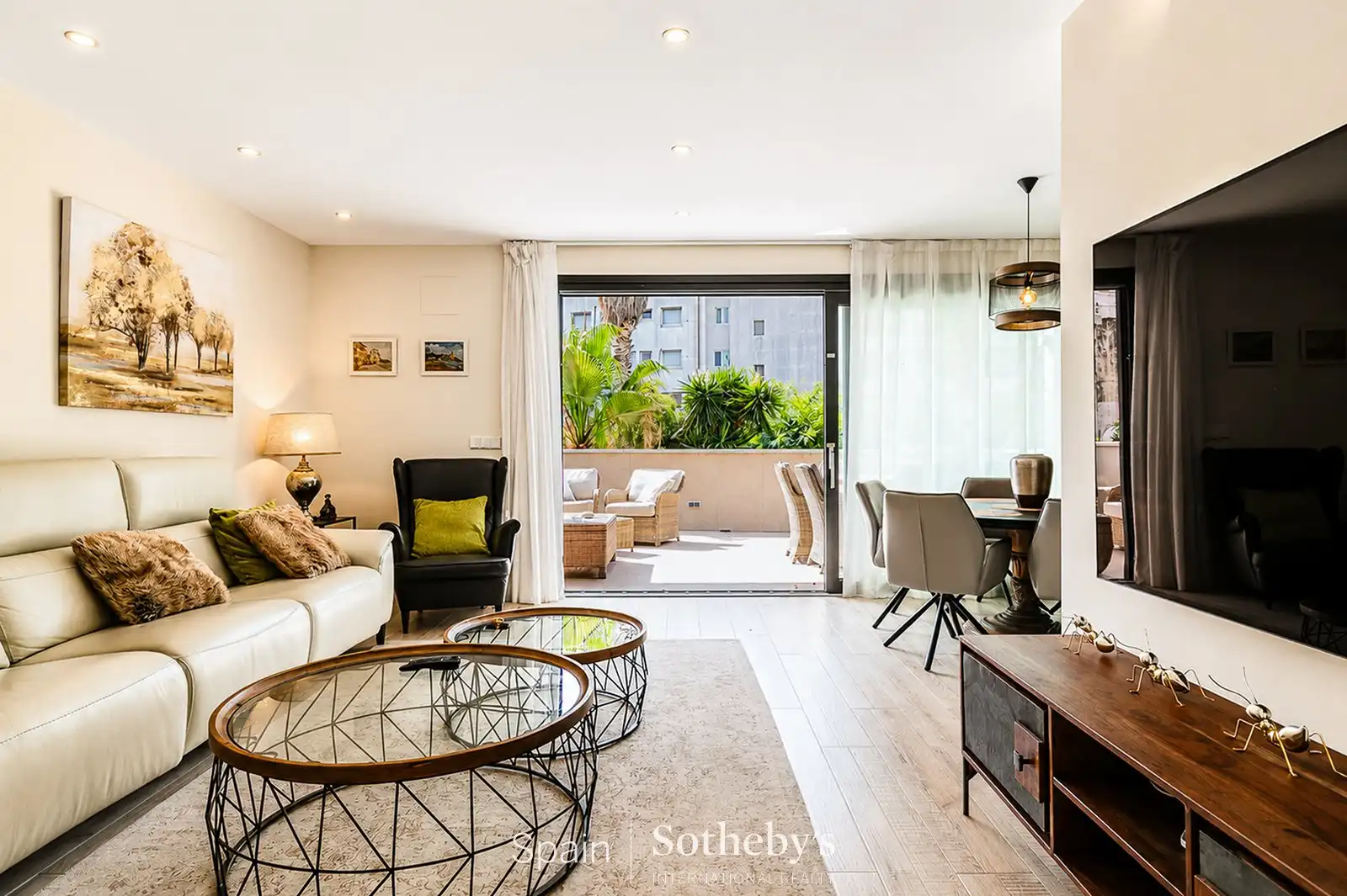 Sala de estar de Apartamento en venta en Sitges con Aire acondicionado y Terraza