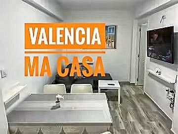 Dormitori de Pis de lloguer en  Valencia Capital amb Aire condicionat, Calefacció i Moblat