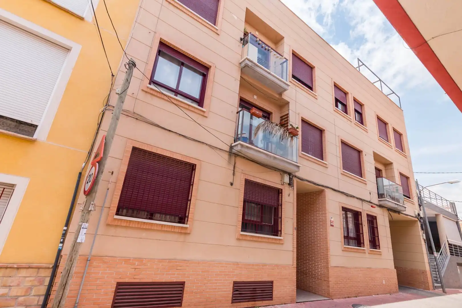 Exterior view of Apartments for sale in Murcia  with Air Conditioner, Storage room and Furnished