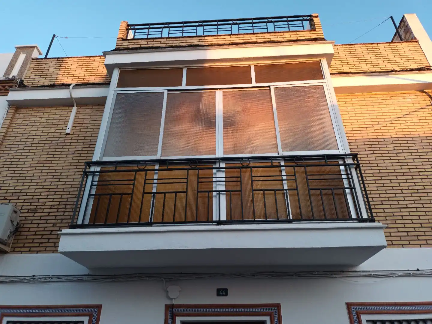 Balcony of Houses for sale in Utrera  with Air Conditioner, Terrace and Balcony