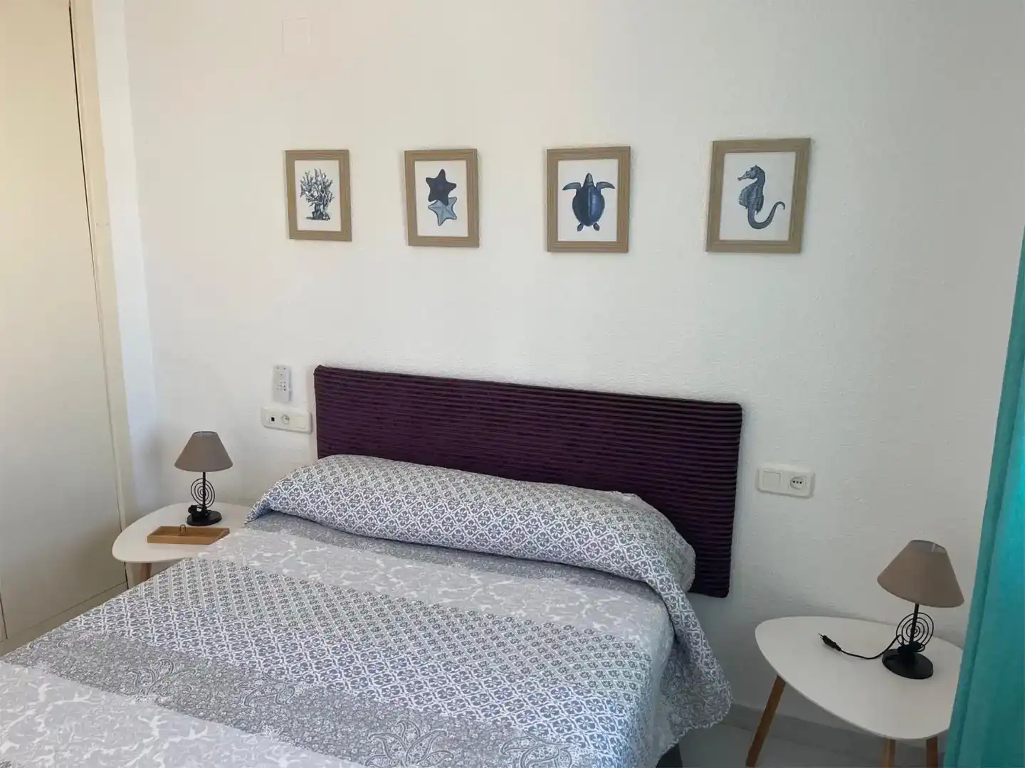 Schlafzimmer von Maisonette zur Miete in El Rompido mit Schwimmbad und Balkon