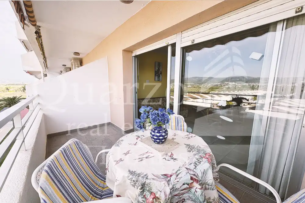 Terraza de Apartamento en venta en Peñíscola / Peníscola con Aire acondicionado, Calefacción y Amueblado