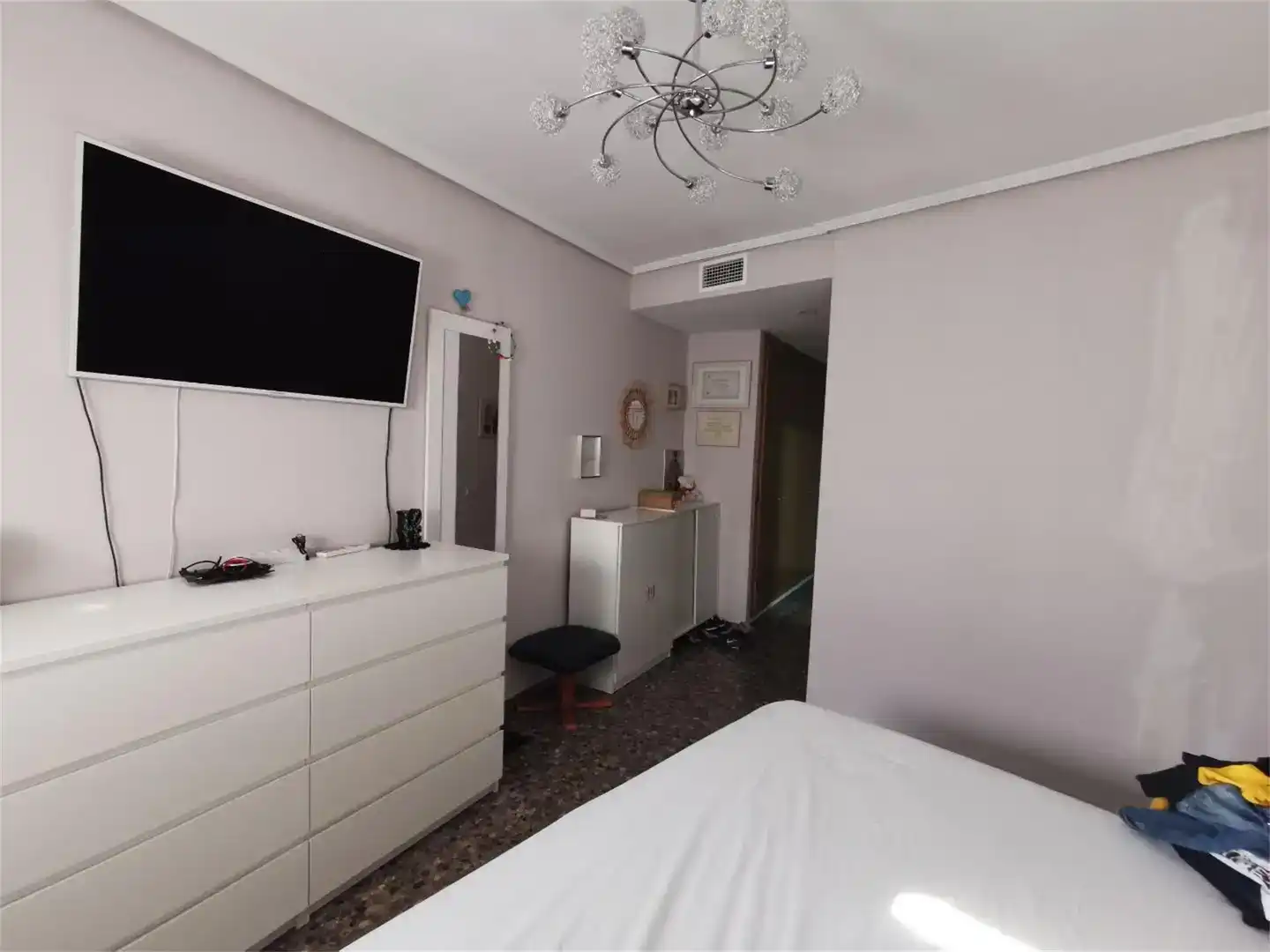 Schlafzimmer von Dachboden zum Verkauf in Alzira mit Klimaanlage