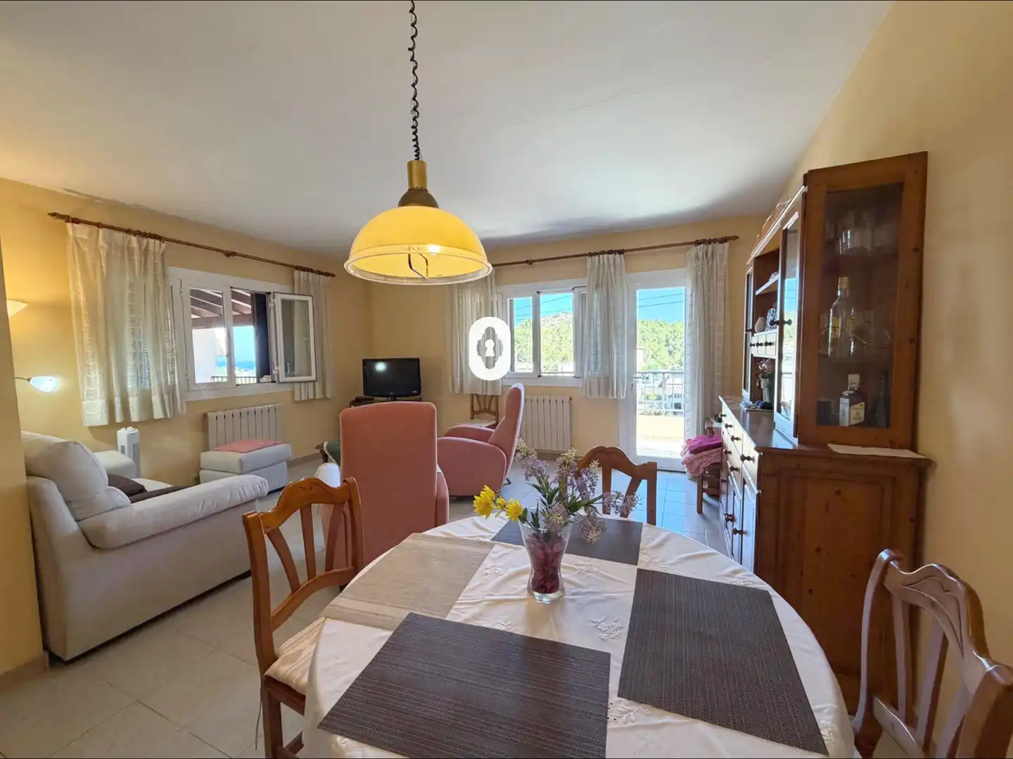 Esszimmer von Einfamilien-Reihenhaus zum Verkauf in Son Servera mit Heizung, Privatgarten und Terrasse