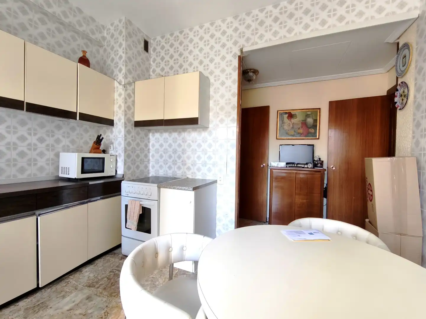 Cocina de Piso en venta en  Logroño con Calefacción, Parquet y Terraza