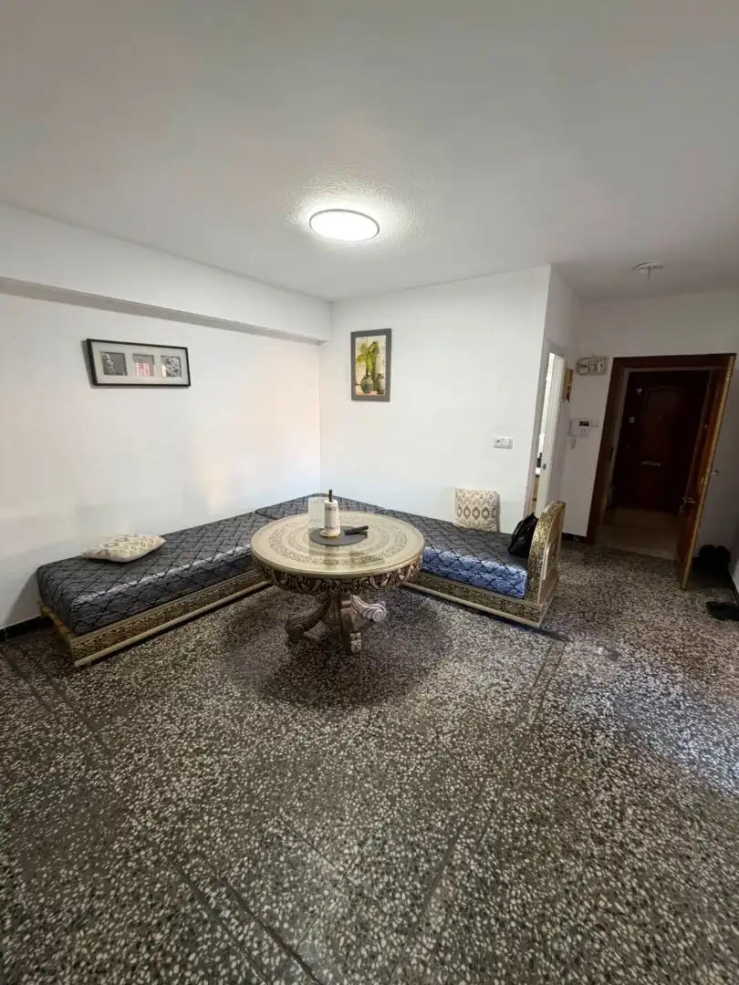 Living room of Flat for sale in Petrer  with Terrace, Furnished and Balcony