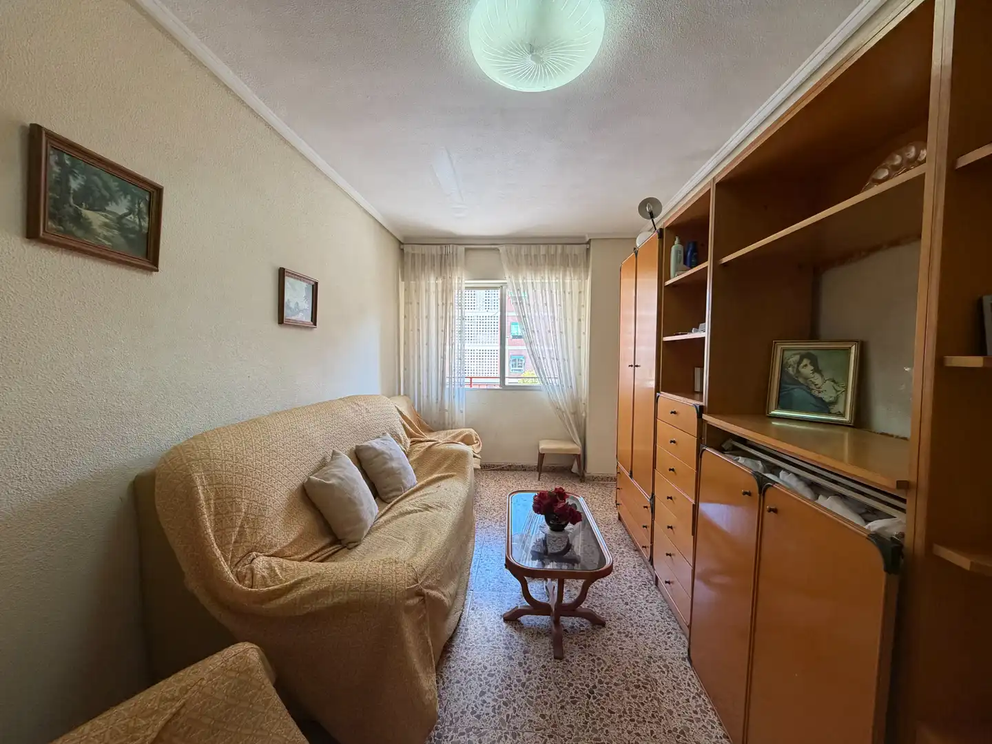 Living room of Flat for sale in Santa Pola  with Terrace and Furnished