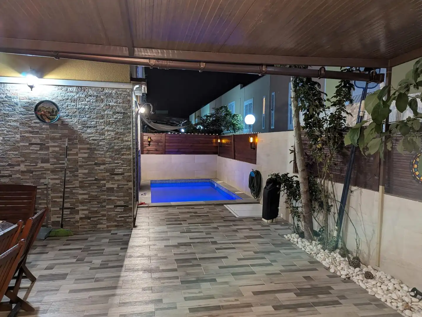 Piscina de Casa adosada en venda en San Bartolomé de Tirajana amb Aire condicionat, Terrassa i Piscina