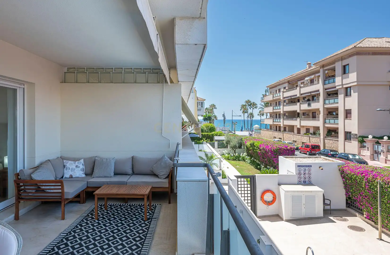 Terrace of Apartments for sale in Marbella  with Air Conditioner, Swimming Pool and Washing machine