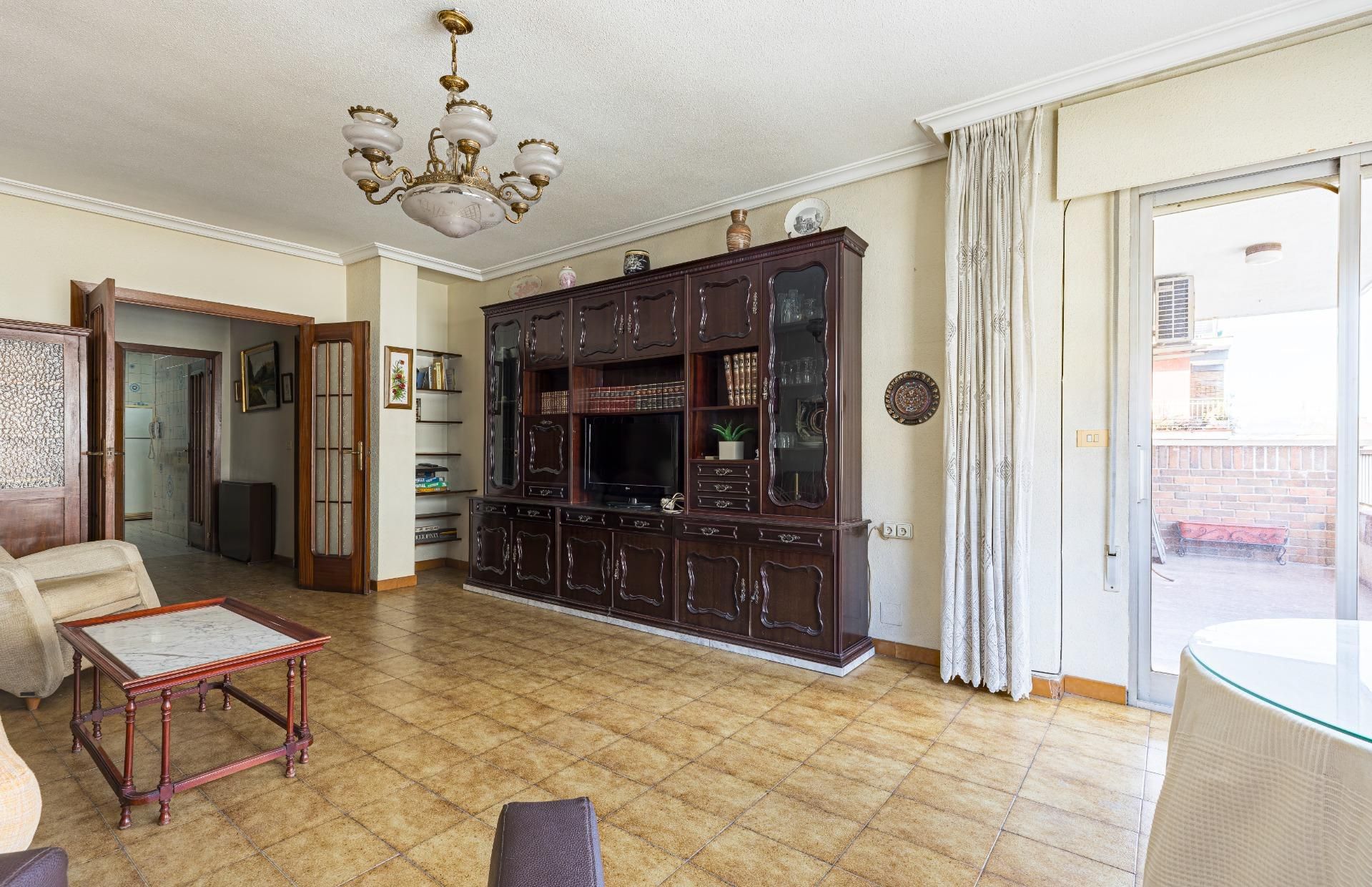 Living room of Flat for sale in  Murcia Capital  with Terrace and Balcony