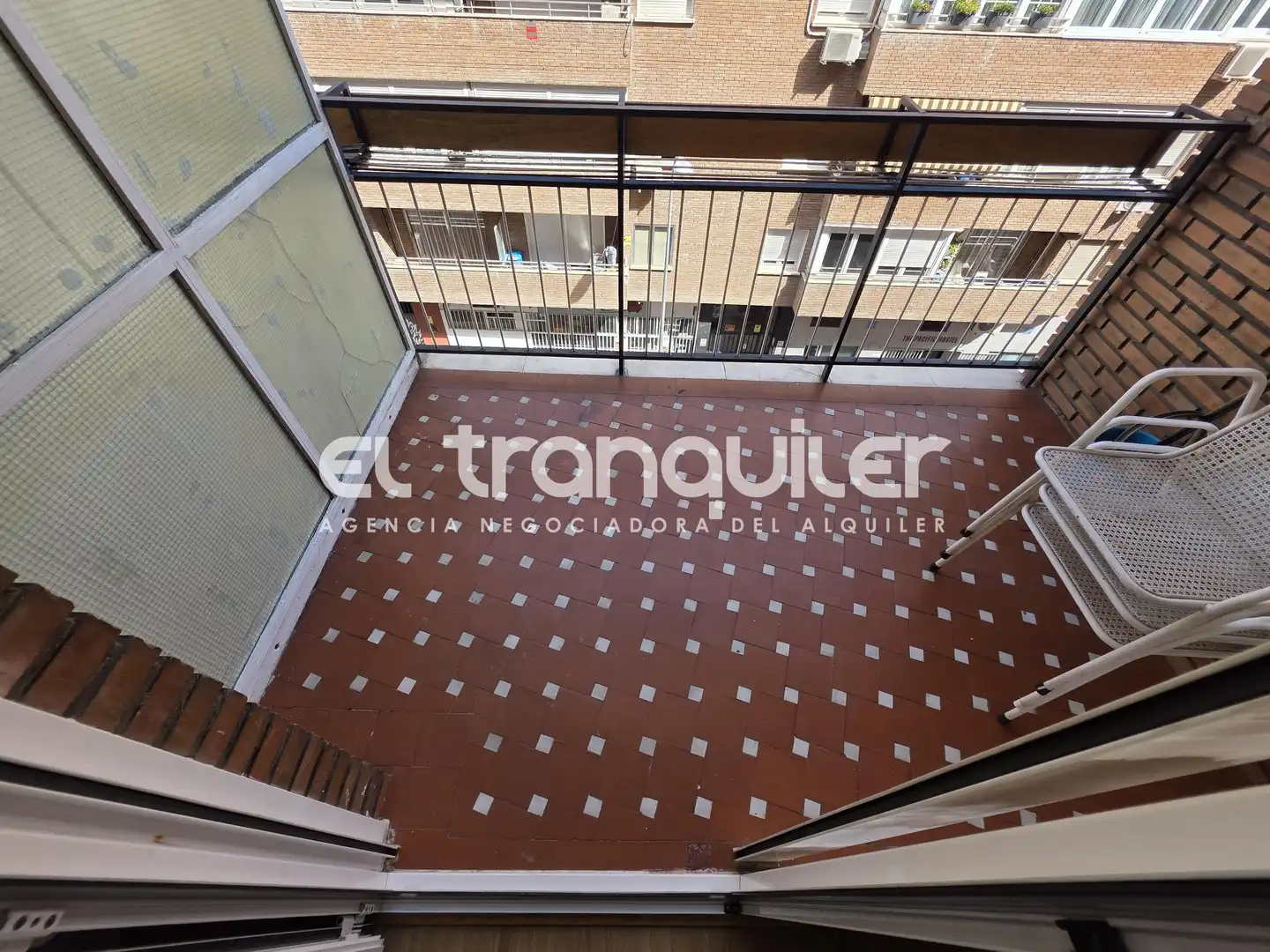 Terrassa de Pis de lloguer en Madrid amb Terrassa, Moblat i Rentadora