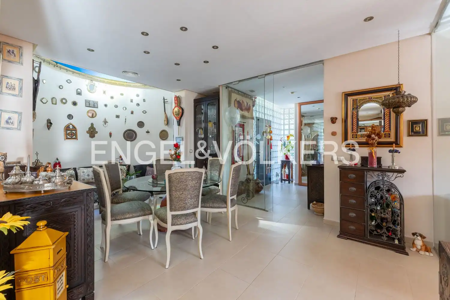 Dining room of Houses for sale in Gilet  with Air Conditioner, Heating and Private garden