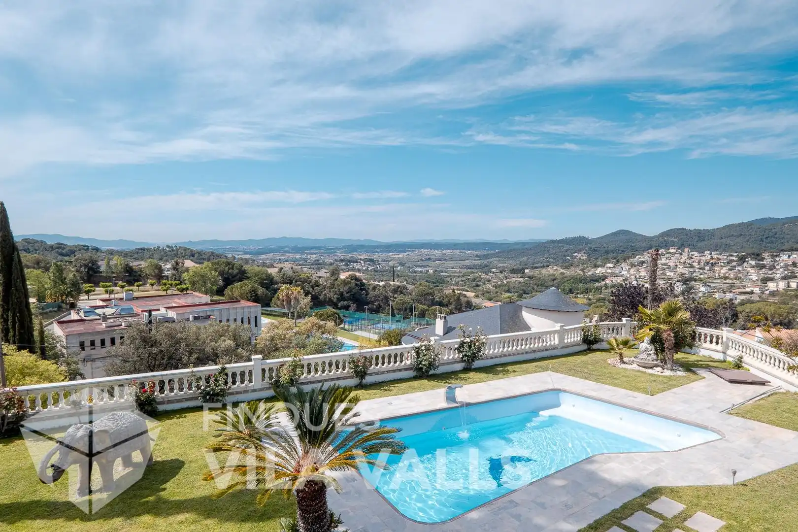 Vista exterior de Casa o chalet en venta en Caldes de Montbui con Aire acondicionado, Jardín privado y Terraza