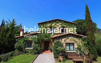 Exterior view of House or chalet for sale in Santa Cristina d'Aro  with Air Conditioner, Heating and Private garden