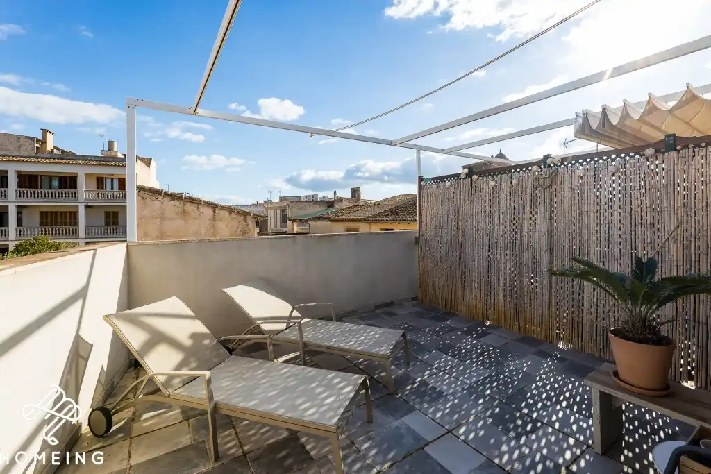 Terrasse von Country house zum Verkauf in Llucmajor mit Klimaanlage, Terrasse und Abstellraum