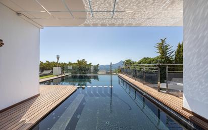 Swimming pool of House or chalet for sale in Altea  with Air Conditioner, Terrace and Swimming Pool