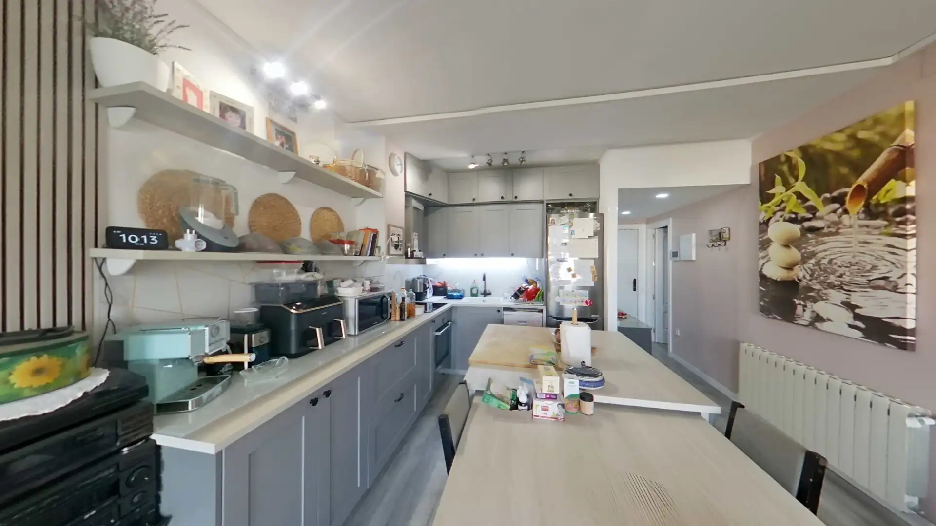 Kitchen of Flat for sale in Sabadell  with Air Conditioner, Heating and Parquet flooring