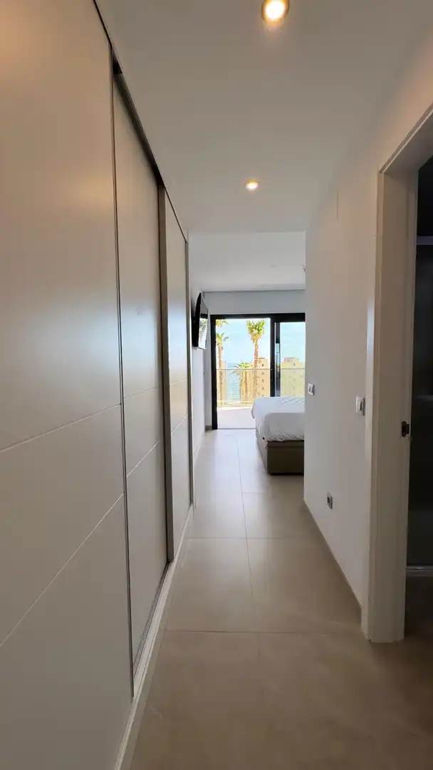 Bedroom of Apartments for rent in Benidorm  with Air Conditioner, Heating and Private garden