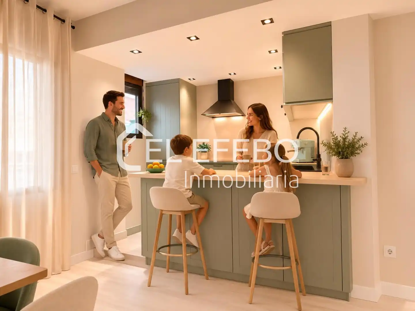 Cocina de Dúplex en venta en Antequera con Aire acondicionado, Calefacción y Parquet