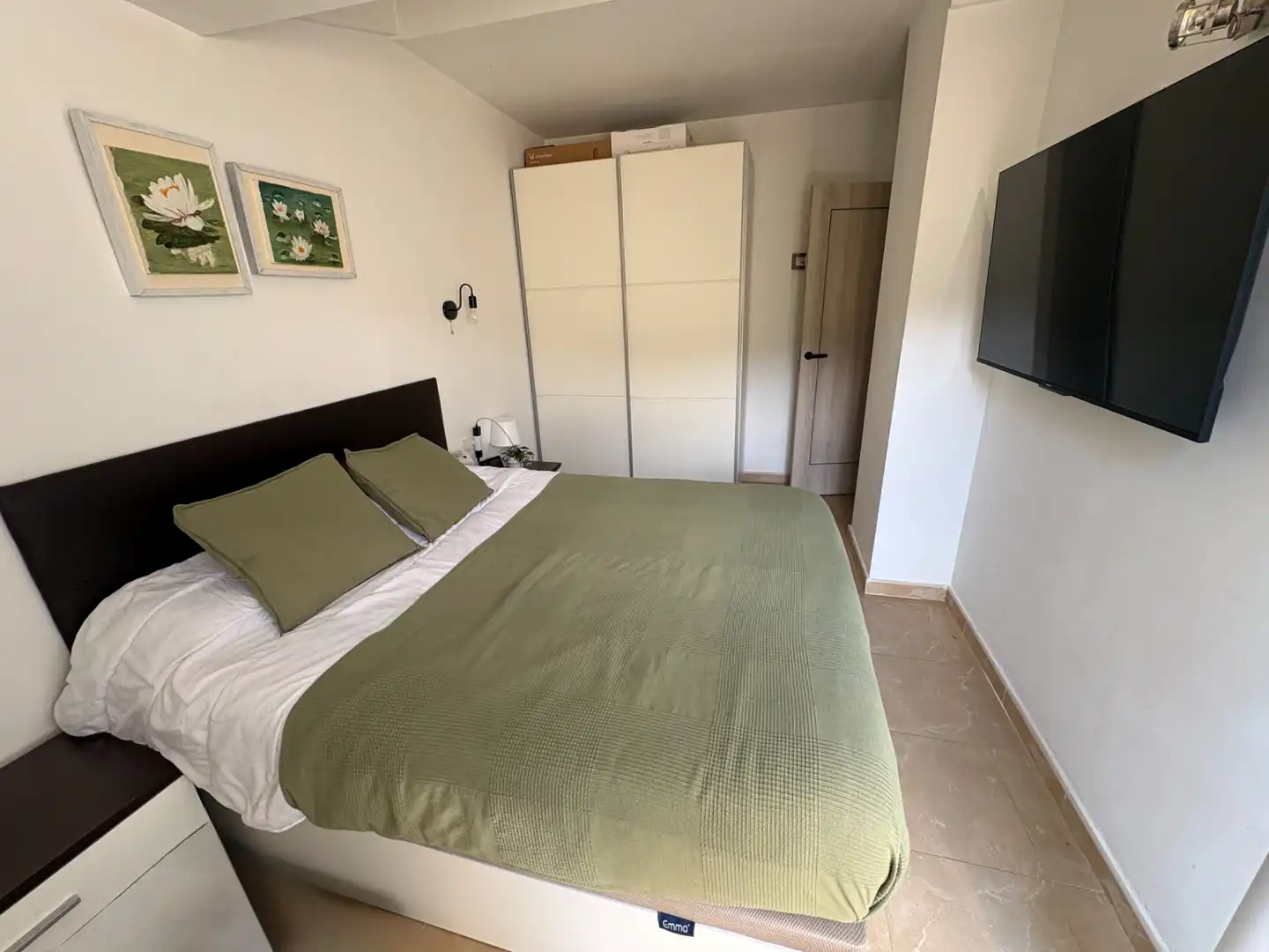 Schlafzimmer von Maisonette zum Verkauf in Vallgorguina mit Klimaanlage, Heizung und Terrasse