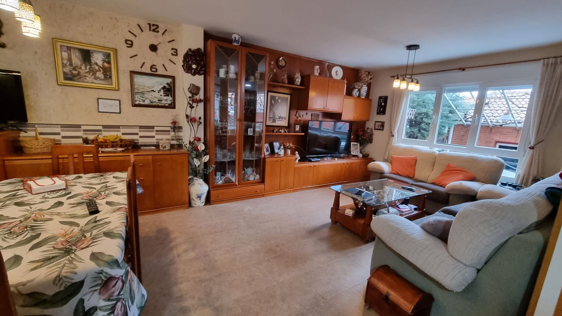 Living room of Single-family semi-detached for sale in Collado Villalba  with Heating, Private garden and Terrace